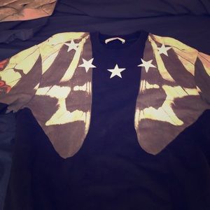 Givenchy sweater Large Used Unisex Butterflies